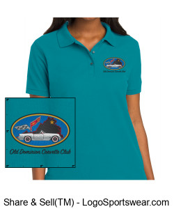 Ladies Silk Touch Sport Shirt Design Zoom